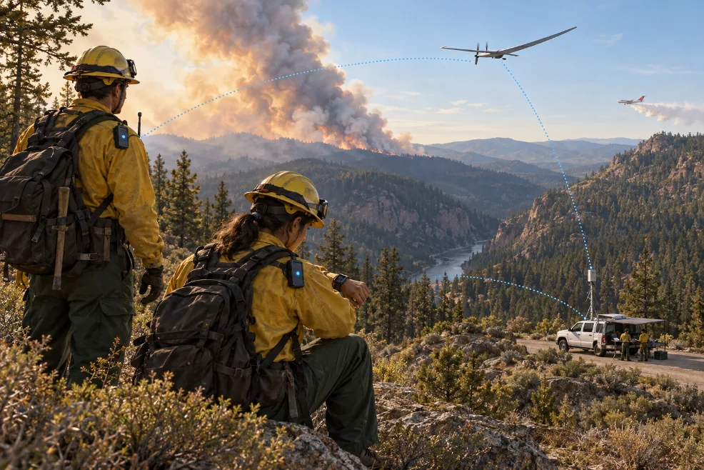 A Small Aerospace Firm Wants to Give Every Wildland Firefighter a Guardian in the Sky